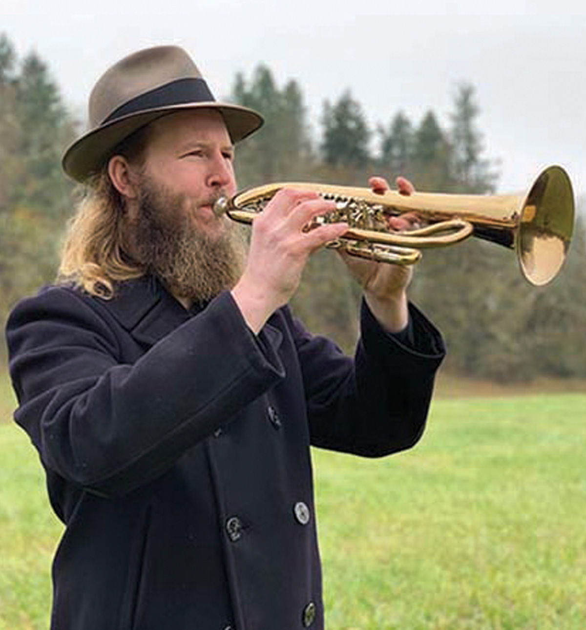 Cody Simmons with flugelhorn